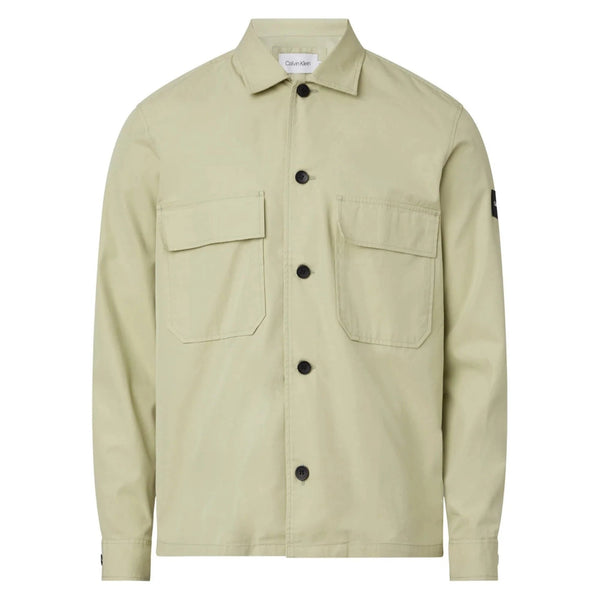 Calvin Klein Giacca overshirt Giacca Overshirt Uomo Cotton Nylon Eucalipto - Francavilla Moda